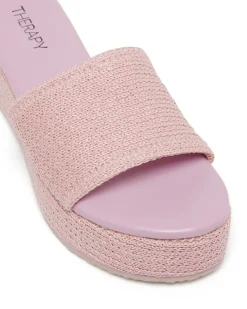Fashion Therapy Shoes Avery Raffia *FINAL SALE* Pink