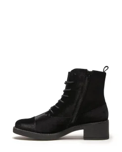 Online Therapy Shoes Axel Boot Velvet Black