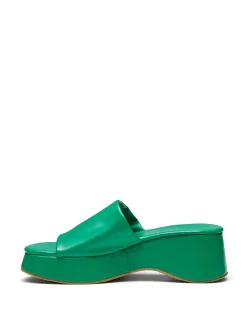 New Therapy Shoes Cindy Platform Sandal Fern Green