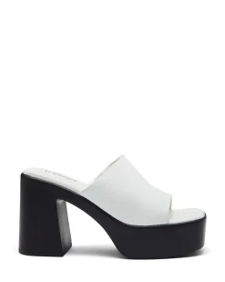 Fashion Therapy Shoes Devon Platform Heel White