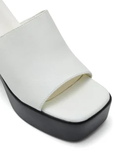 Fashion Therapy Shoes Devon Platform Heel White