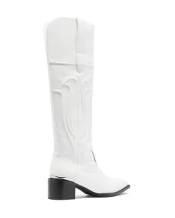 Sale Therapy Shoes Dynasty Tall Boot White