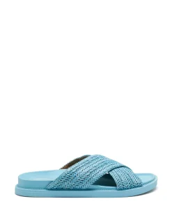 Hot Therapy Shoes Eden Flat Sandal Blue