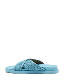 Hot Therapy Shoes Eden Flat Sandal Blue