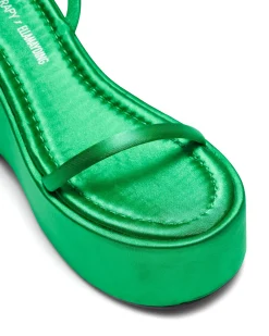 Sale Therapy Shoes Elevate Satin *FINAL SALE* Green