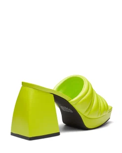 New Therapy Shoes Euphoria Platform Heel Citrus GreenYellow