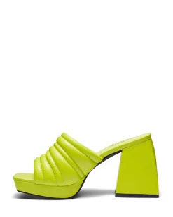 New Therapy Shoes Euphoria Platform Heel Citrus GreenYellow