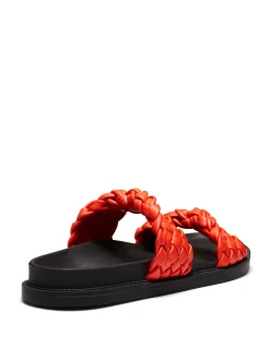 Outlet Therapy Shoes Evil Flat Sandal Tangerine Orange