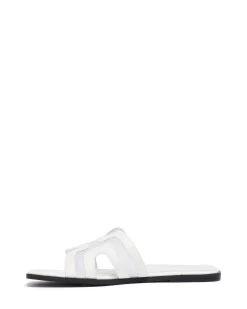 Clearance Therapy Shoes Gaze Flat Sandal Mesh White