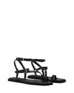 Discount Therapy Shoes Gerry Sandal Burnished Black