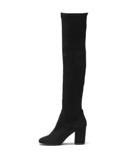 Clearance Therapy Shoes Hanover Tall Boot Suede Black