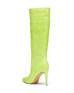 Fashion Therapy Shoes Icon Tall Boot Citrus Croc GreenYellow