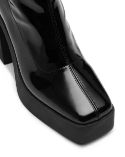 New Therapy Shoes Jagger Boot Patent Black