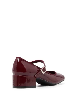 Hot Therapy Shoes Liz Ballet Heel Patent Cherry