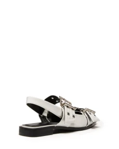 Hot Therapy Shoes Matilda Pointed Flat Patent White