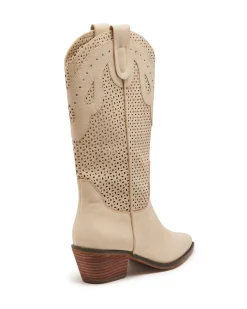 Hot Therapy Shoes Maxine Cowboy Boot Nubuck Shell