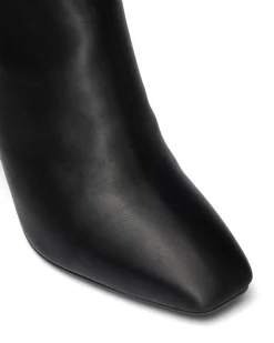 New Therapy Shoes Muse Tall Boot Satin Black