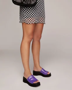 Best Therapy Shoes Naomi Platform Sandal Violet Purple