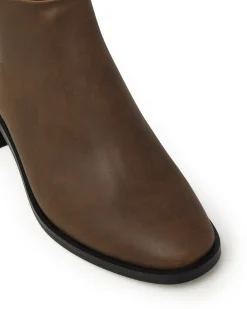 Fashion Therapy Shoes Neva Tall Boot Nubuck Stone