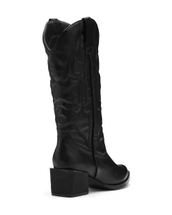 Hot Therapy Shoes Ranger Cowboy Boot Black