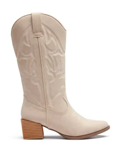 Fashion Therapy Shoes Ranger Cowboy Boot Shell Natural
