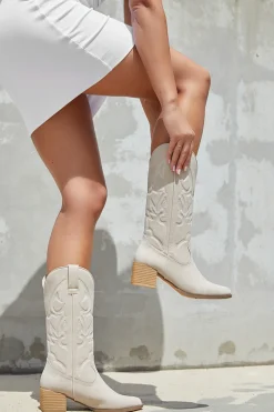 Fashion Therapy Shoes Ranger Cowboy Boot Shell Natural