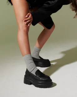 Fashion Therapy Shoes Ranked Smooth *FINAL SALE* Black