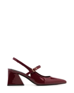 Outlet Therapy Shoes Sharp Pump Patent Cherry