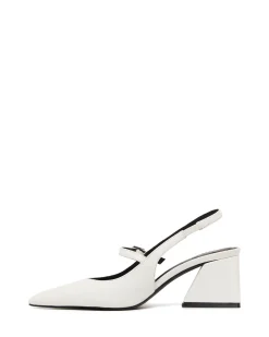 New Therapy Shoes Sharp Pump Smooth White
