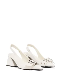 Hot Therapy Shoes Slay Slingback Pump Patent Bone