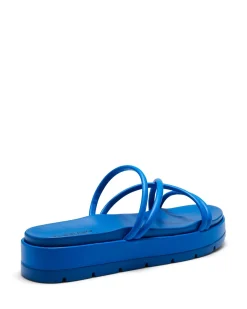 Clearance Therapy Shoes Sliver Flatform Sandal Blue DodgerBlue