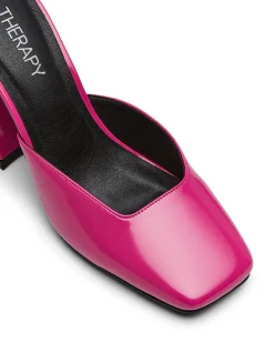 Clearance Therapy Shoes Unmatched Heel Patent Pink