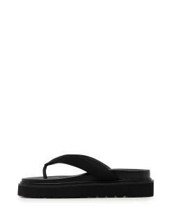 Sale Therapy Shoes Vacay Thong Sandal Lycra Black