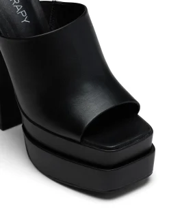 New Therapy Shoes Villain Platform Heel Black