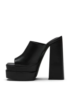 New Therapy Shoes Villain Platform Heel Black