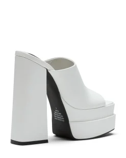 Fashion Therapy Shoes Villain Platform Heel White