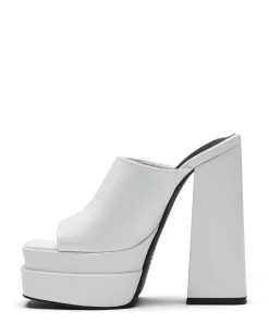Fashion Therapy Shoes Villain Platform Heel White