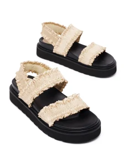 Sale Therapy Shoes Vissta Sandal Satin Bone
