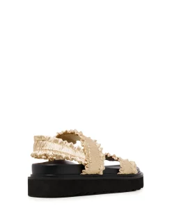 Sale Therapy Shoes Vissta Sandal Satin Bone