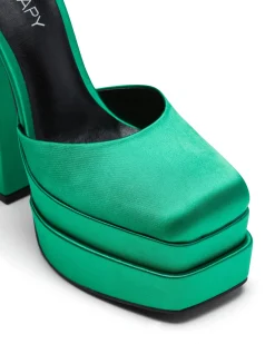New Therapy Shoes Viva Fern Satin *FINAL SALE* Green